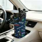 UFO's And Aliens 20oz Tea Tumbler with Carry Handle