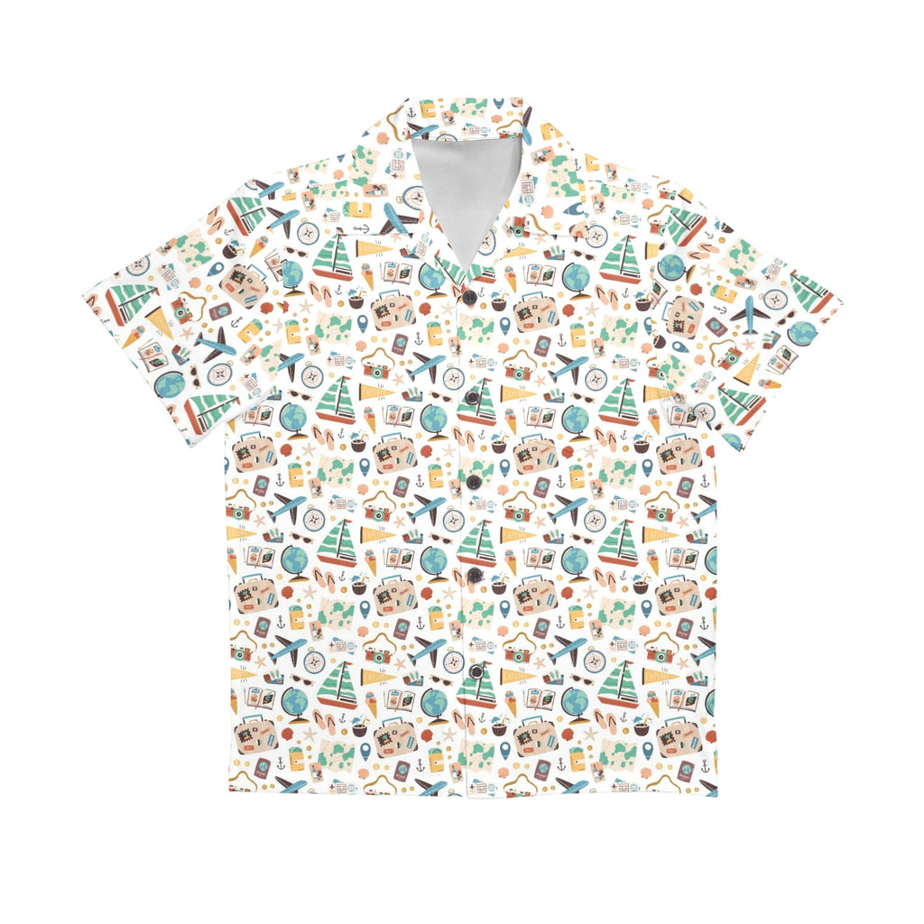 Travel And Explore Senior Kids Hawaiian Shirt