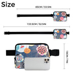 Abstract Floral - Belt Bag