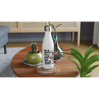 Not A Morning Bird, Not A Night Owl, Just Tired - White 17oz Stainless Steel Water Bottle White Water Bottle animal Globally Fulfilled