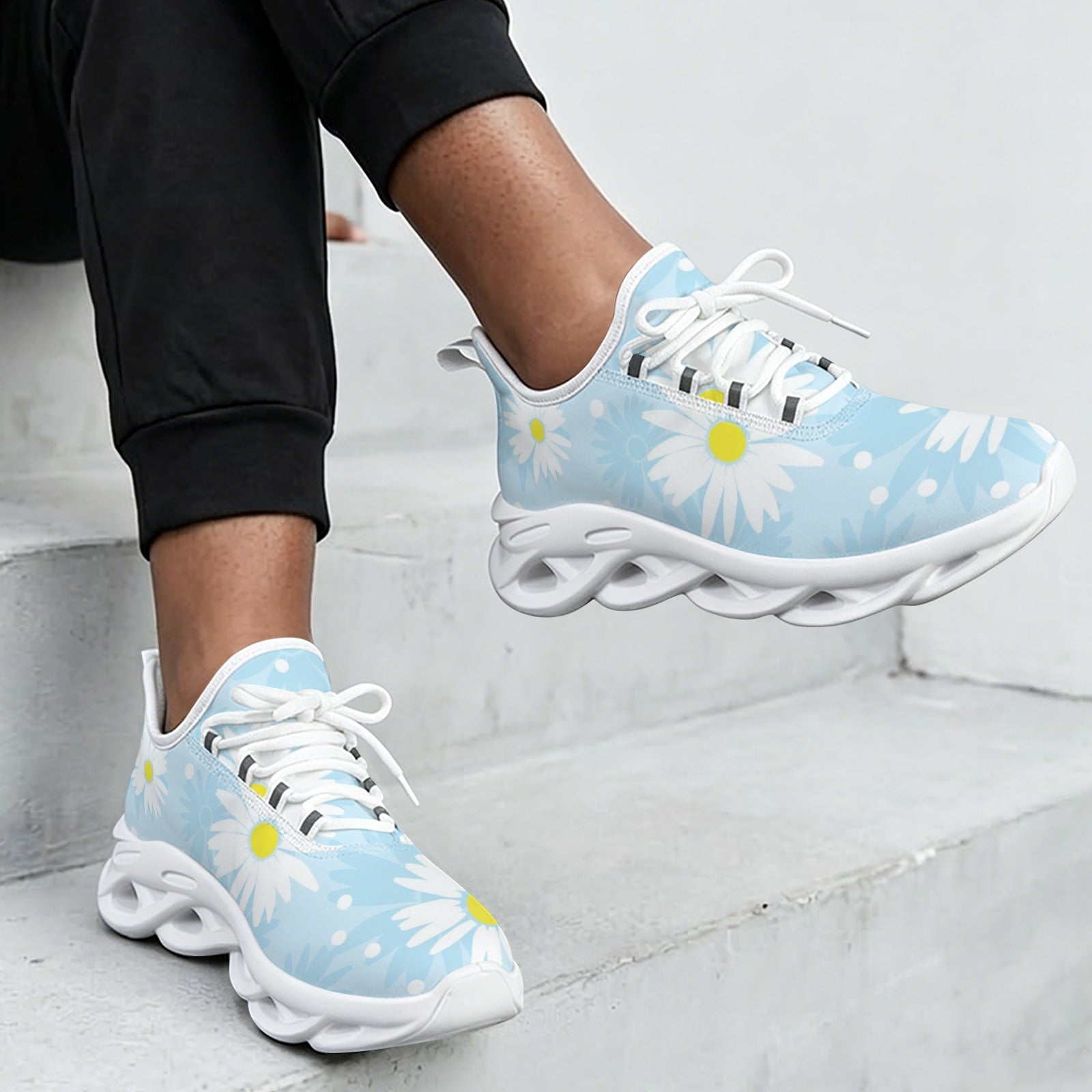 Blue Chamomile Women's Twisted Sole Sneakers