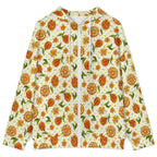 Graphic Floral Women's Full-Zip Hoodie