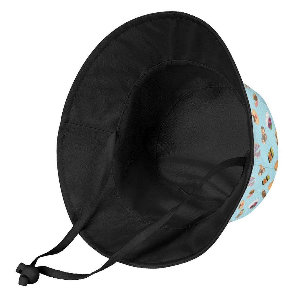 Classic Aussie Food Icons Kids Bucket Hat Kids Bucket Hat Australia Food Printed Offshore