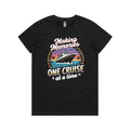 Making Memories One Cruise At A Time Womens Cruise T-shirt Black Womens Cruise T-shirt Cruise Printed In Australia