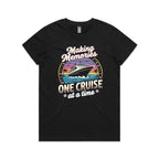 Making Memories One Cruise At A Time Womens Cruise T-shirt Black Womens Cruise T-shirt Cruise Printed In Australia