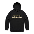Scrabbling For Points - Mens Hoodie Black Mens Hoodie Games Printed In Australia