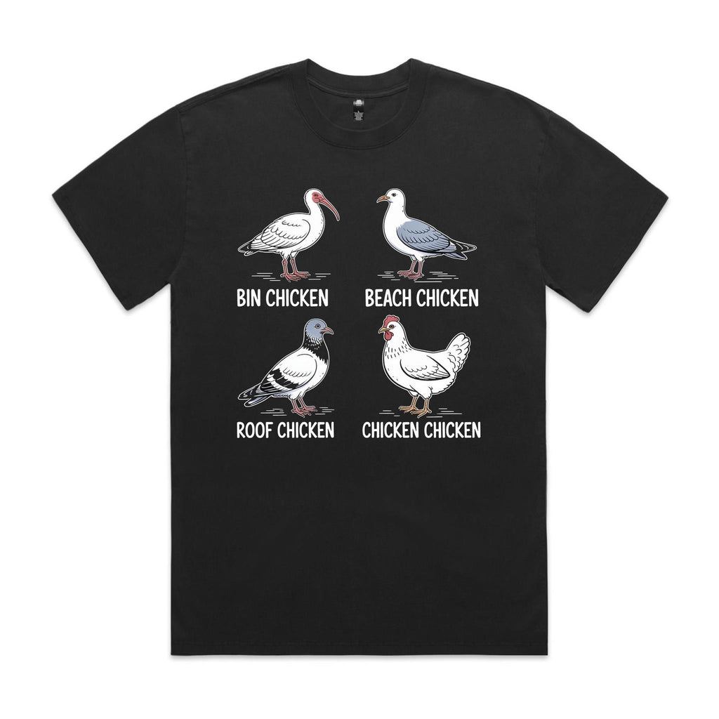 Bin Chicken AS Colour Heavy Faded Tee
