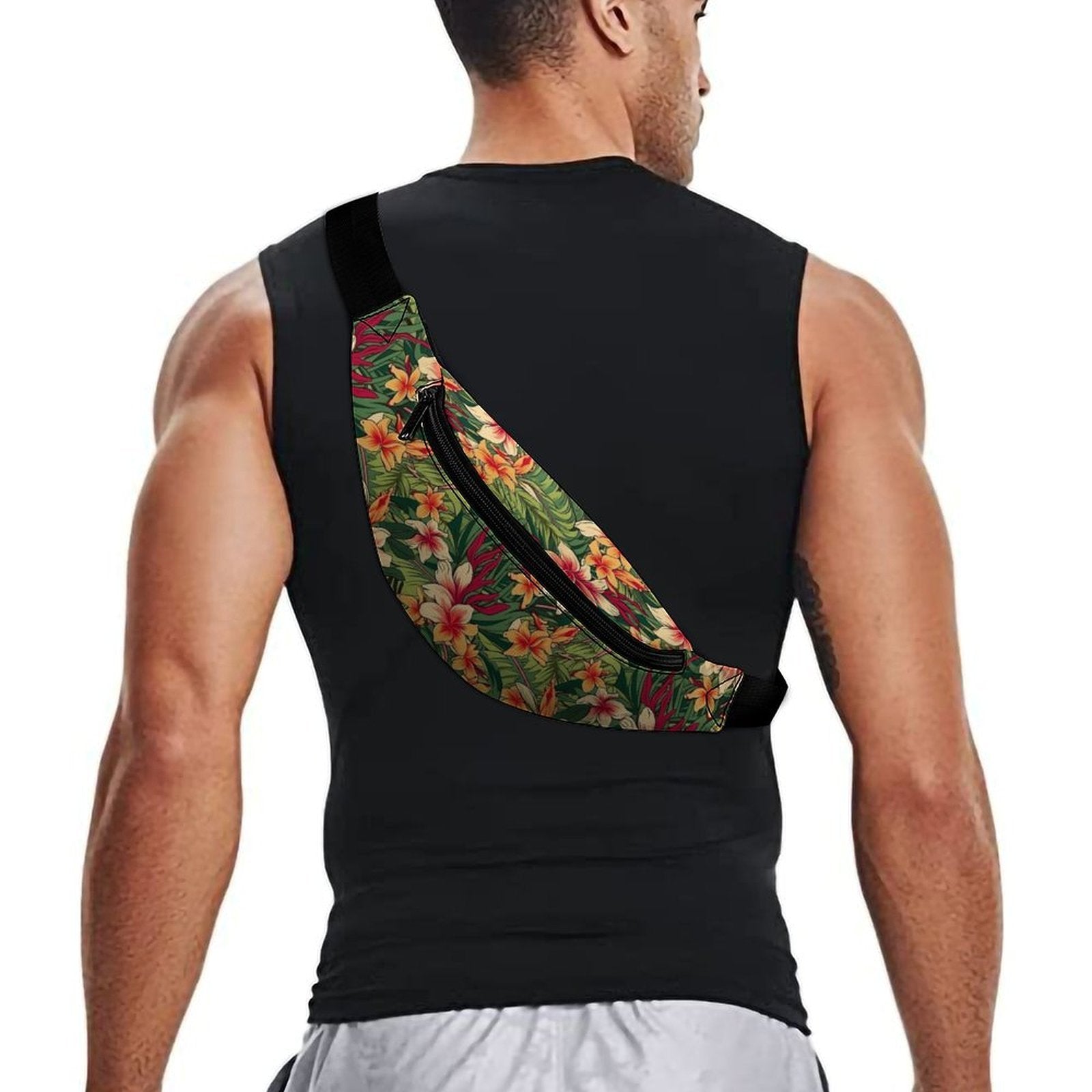 Vintage Hawaiian Flower - Bum Bag / Fanny Pack