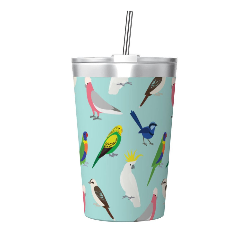 Australian Birds Small Stainless Steel Travel Mug Cup 12oz/350ml