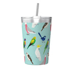 Australian Birds Small Stainless Steel Travel Mug Cup 12oz/350ml