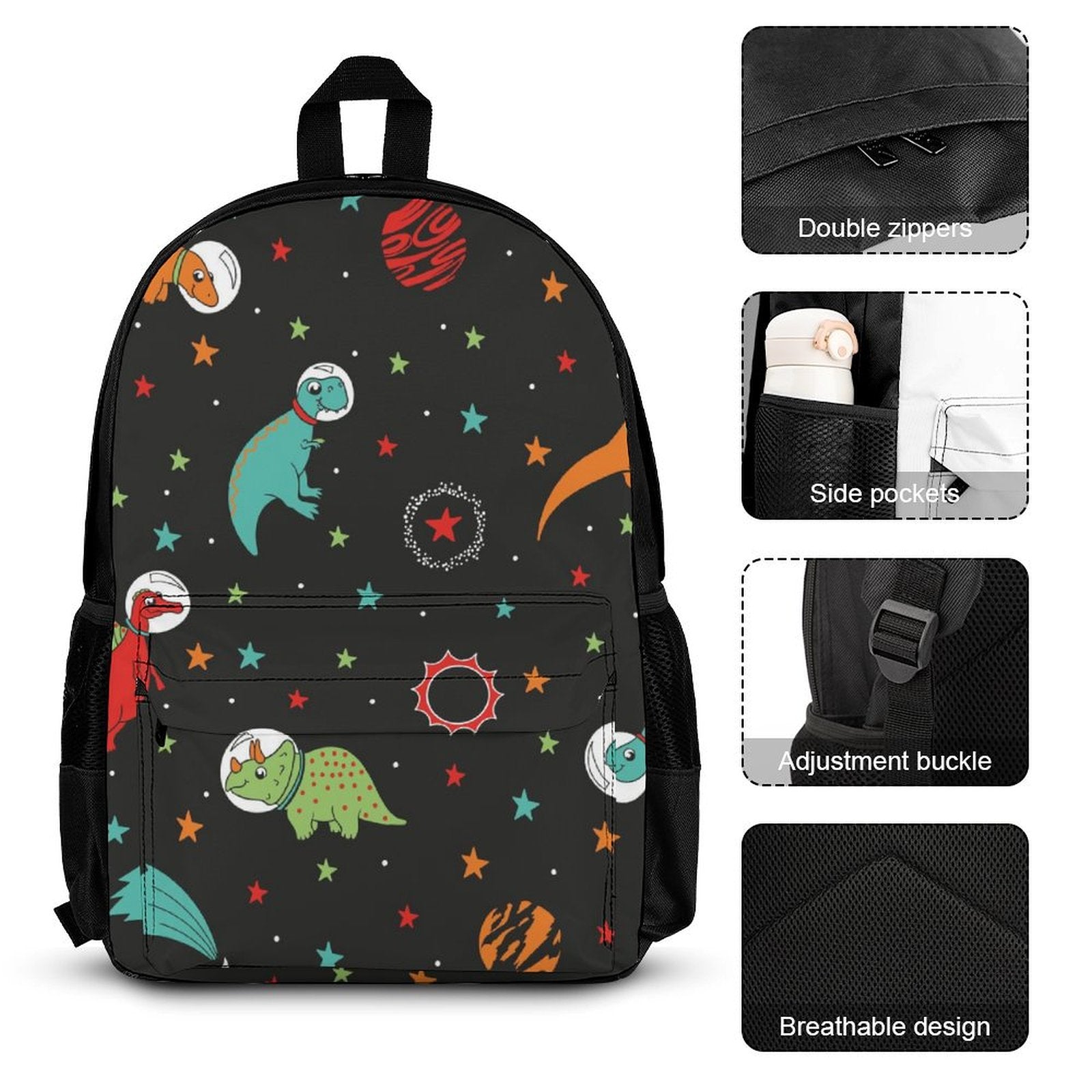 Astronaut Dinosaurs - Three Piece Backpack Set