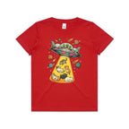 UFO Cat Abduction Kids AS Colour T-shirt Red Kids Youth T-shirt animal Printed In Australia Sci Fi