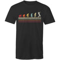 Trumpet Player Evolution Men's AS Colour T-Shirt Black Mens T-shirt Music Printed In Australia