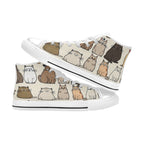 Lots Of Cats - Men's High Top Canvas Shoes