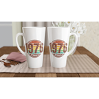 Personalised 1976 Classic White Latte 17oz Ceramic Mug Personalised Latte Mug Globally Fulfilled