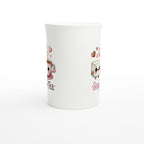 You're The Sugar To My Tea, Valentine - White 10oz Porcelain Slim Mug Porcelain Mug Food Globally Fulfilled Love