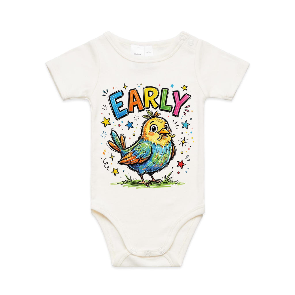 Early Bird AS Colour Baby Bodysuit