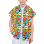 Comic Book 2 - Senior Kids Hawaiian Shirt