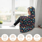 Video Game Kids Hooded Blanket 100cm x 130cm