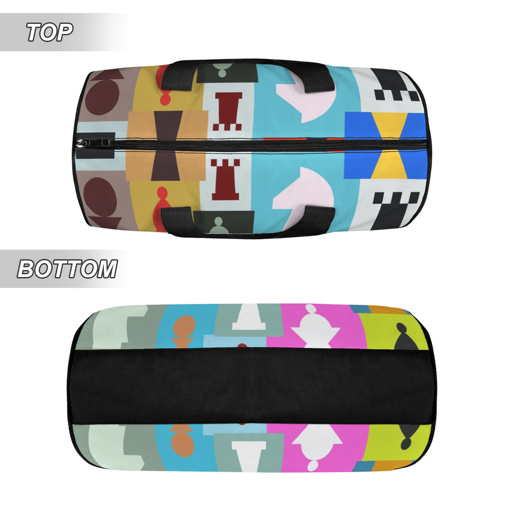 Colourful Chess Duffle Bag Duffle Bag Printed Offshore