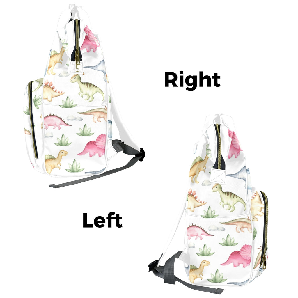 Dinosaur Garden - Multi-Function Backpack, Nappy / Diaper Bag