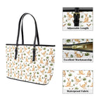 Kangaroos PU Leather Tote Bag Large