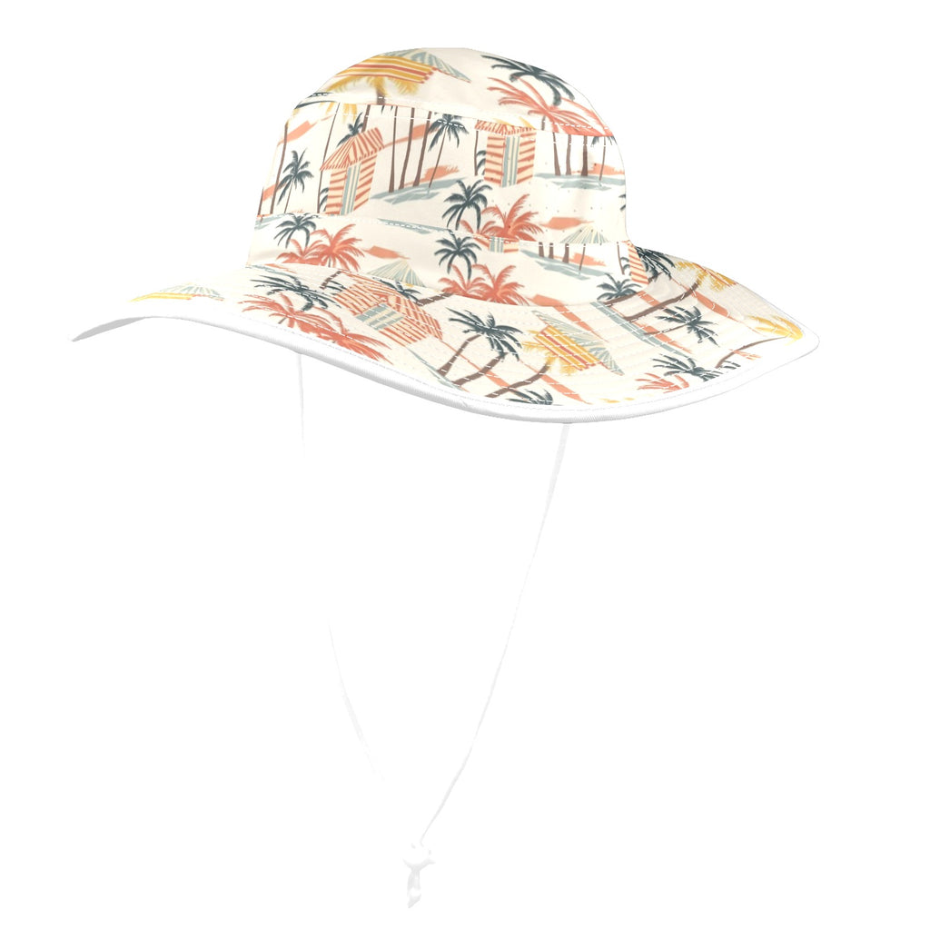 Beach Shack Wide Brim Bucket Hat Wide Brim Bucket Hat Printed Offshore Surf