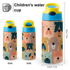 Dog Crowd - Little Kids Water Bottle Little Kids Water Bottle animal Printed Offshore