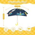 Hello Alien Kids Safe Round Corner Umbrella Kids Safe Round Corner Umbrella Printed Offshore Sci Fi