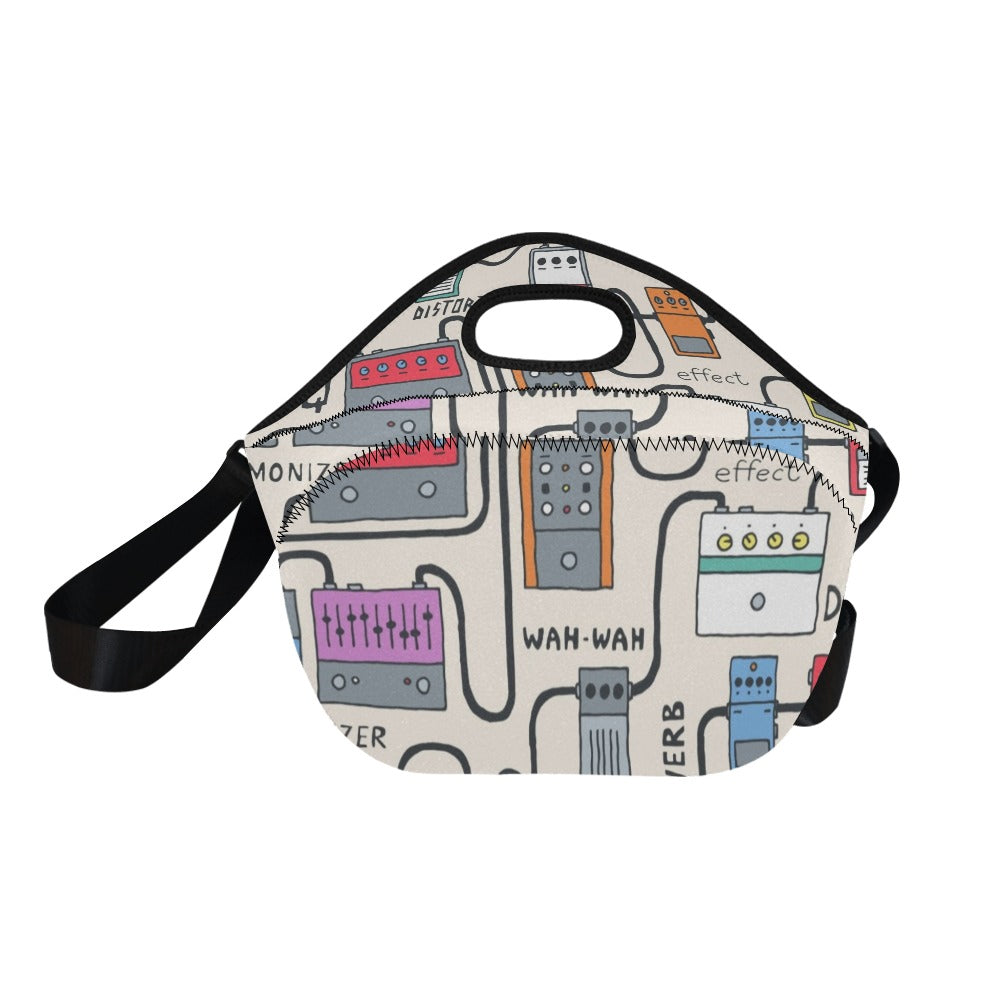 Guitar Pedals - Neoprene Lunch Bag Neoprene Lunch Bag Printed Offshore