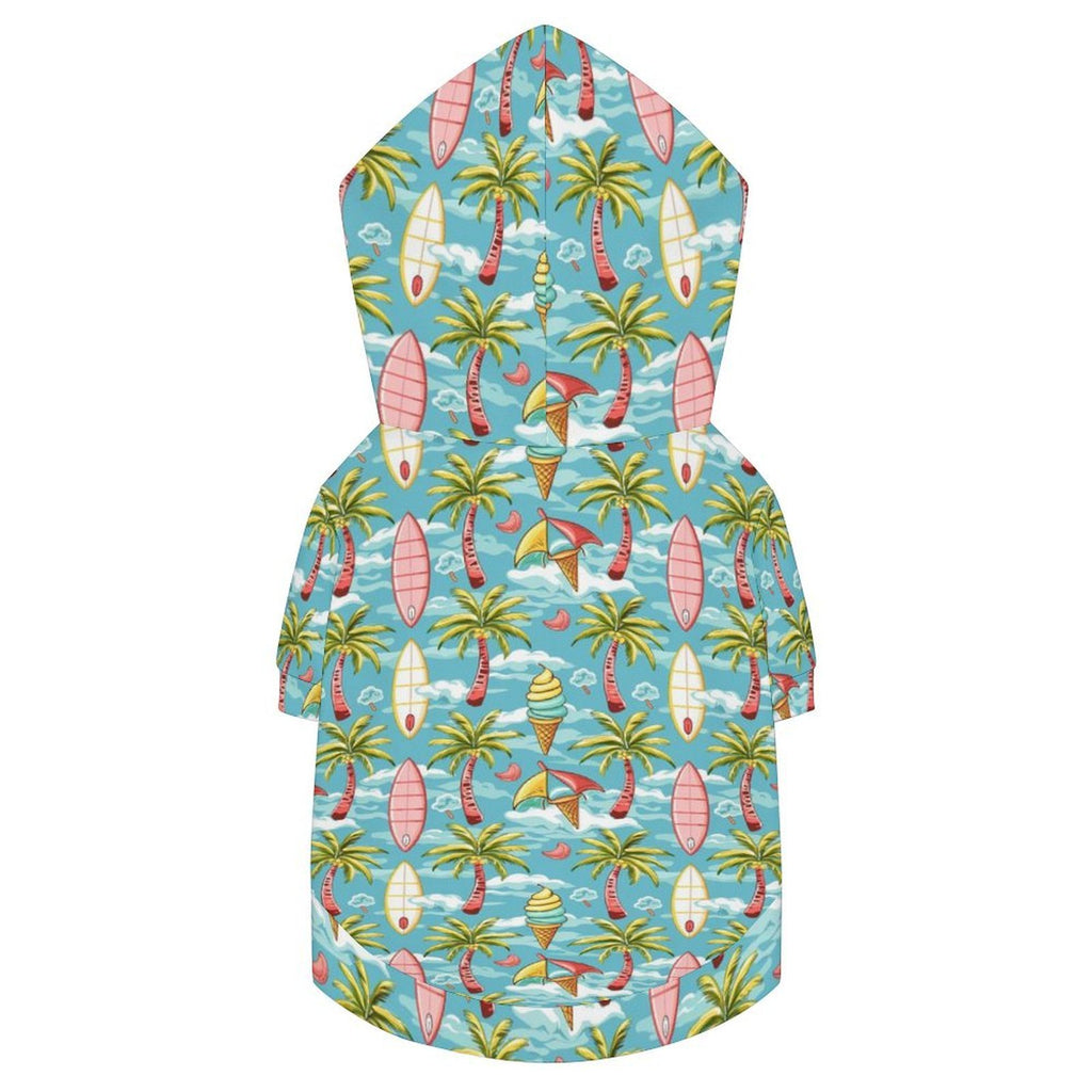 Summer Surf Pet Hoodie (Small Size)