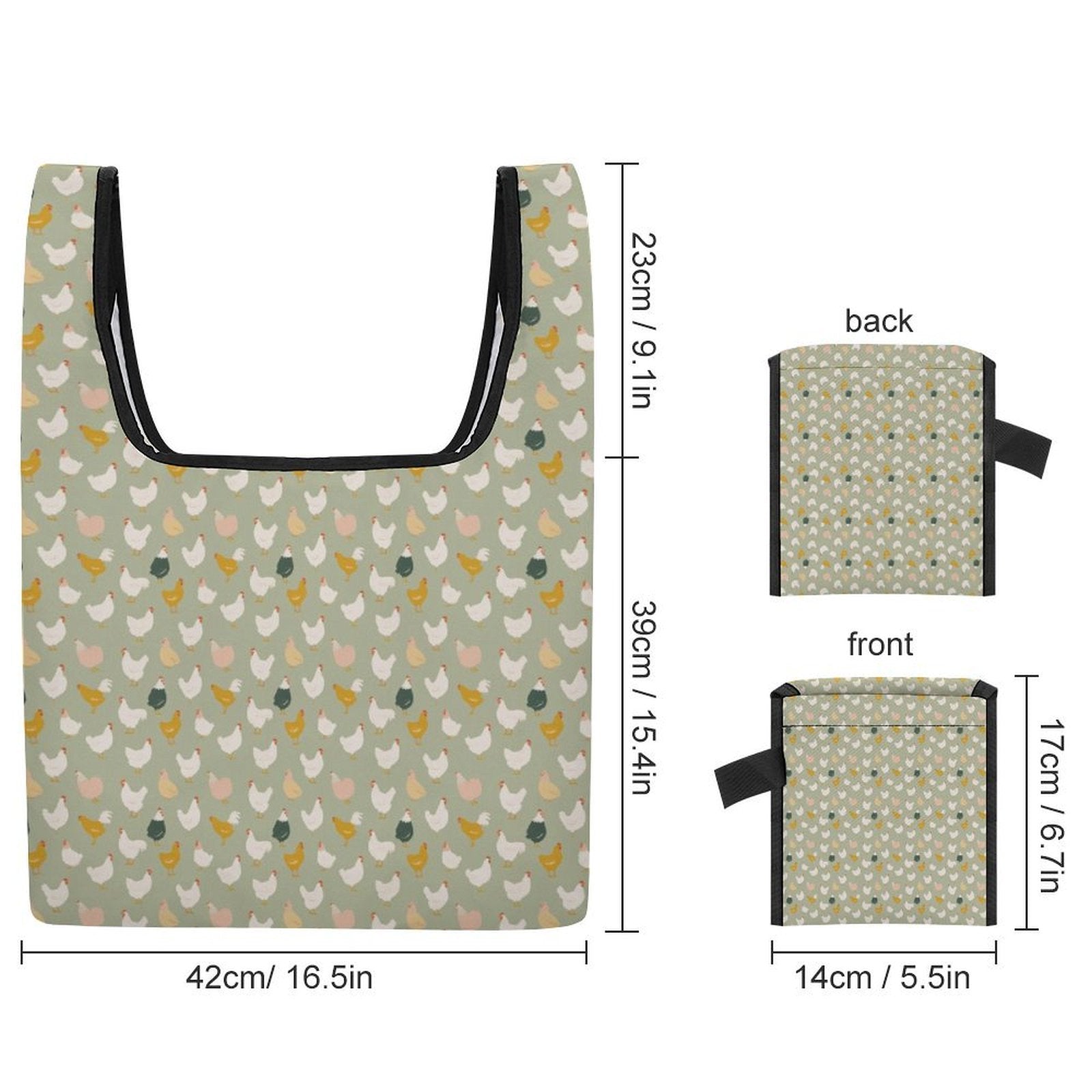 Chicken Life Foldable Shopping Bag