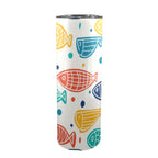 Fish 20oz Tall Skinny Tumbler with Lid and Straw