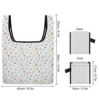 Paw Prints Foldable Shopping Bag