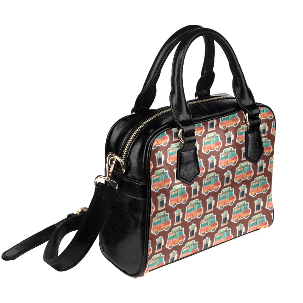 Coffee Van - Shoulder Handbag (Model 1634) Shoulder Handbags (1634)