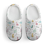 Quirky Dinosaurs Kids Cotton Slippers Kids Cotton Slippers Printed Offshore