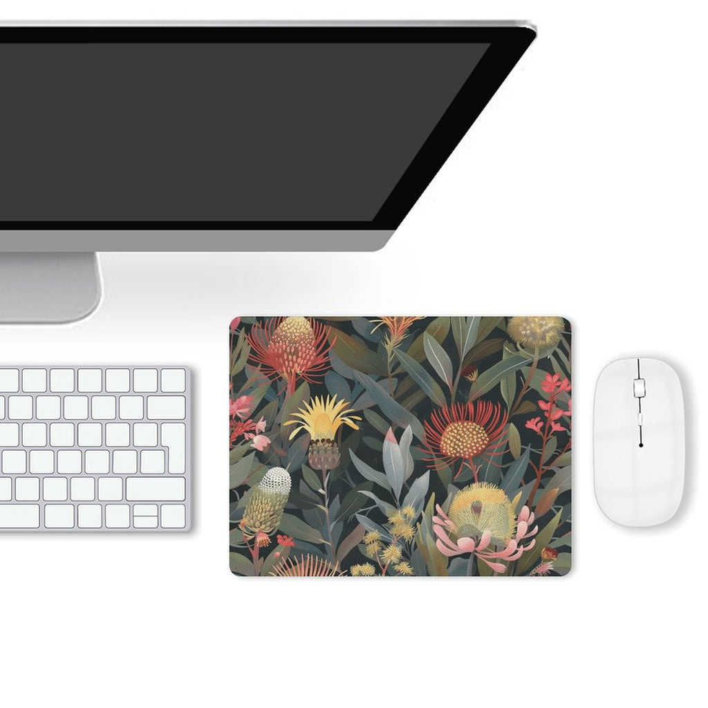 Australian Native Flowers Leather Mouse Pad Leather Mouse Pad Plants Printed Offshore