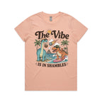 Dinosaurs The Vibe Is In Shambles Women's AS Colour T-shirt
