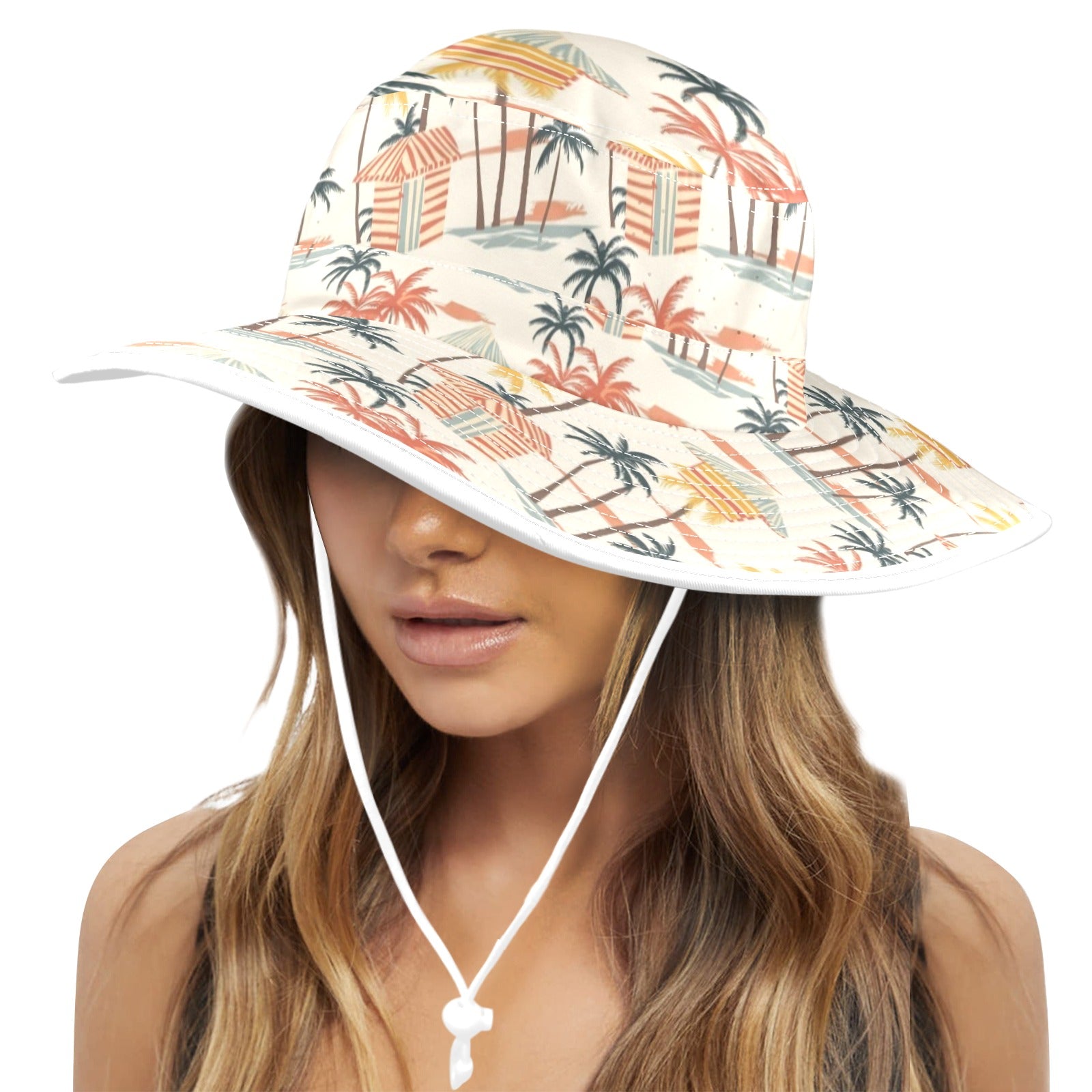 Beach Shack Wide Brim Bucket Hat Wide Brim Bucket Hat Printed Offshore Surf