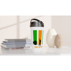 Full Of Rock - White 15oz Stainless Steel Travel Mug Travel Mug Globally Fulfilled Music