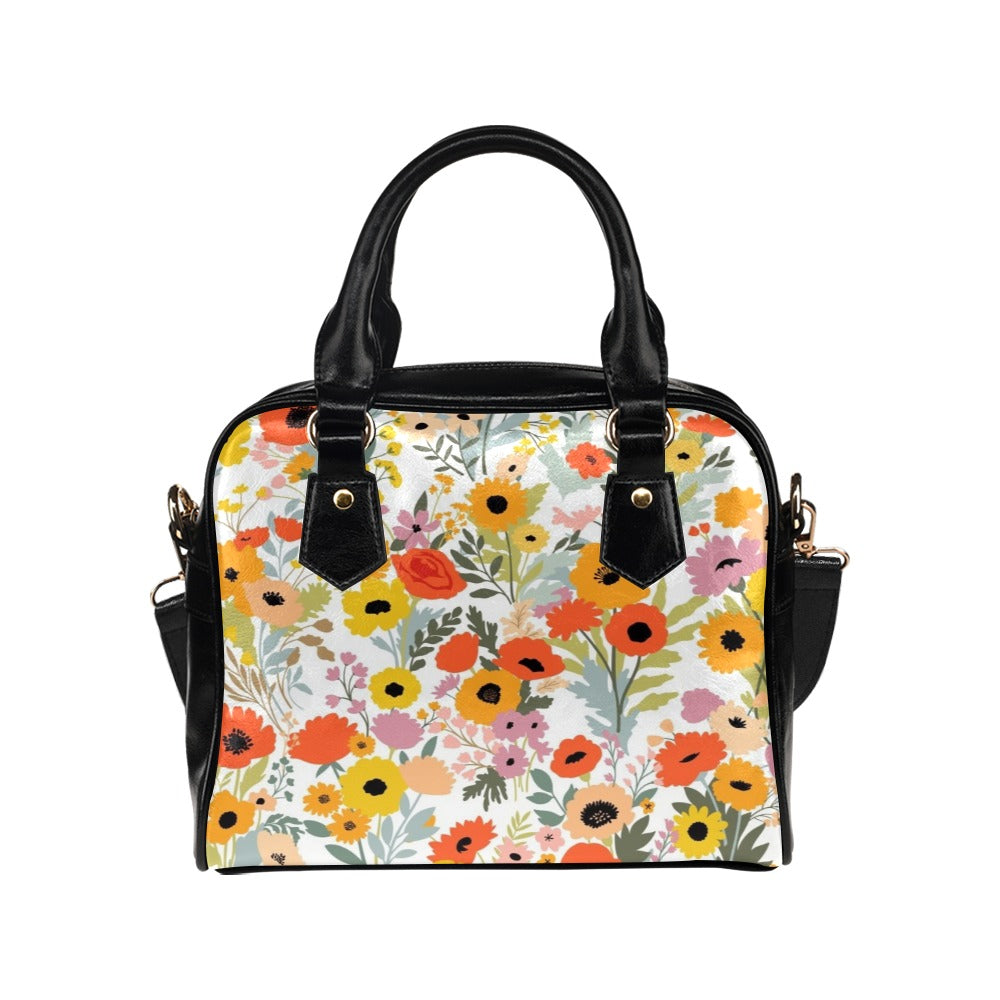 Fun Floral - Shoulder Handbag (Model 1634) Shoulder Handbags (1634)