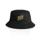The Best Dad In The Galaxy - AS Colour Bucket Hat Black One Size As Colour Bucket Hat Dad Printed In Australia Space