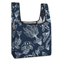 Blue Fish Collapsible Shopping Bag white One size Foldable Shopping Bag Printed Offshore