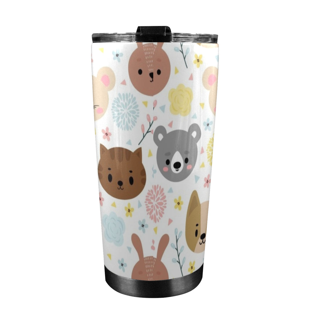 Baby Animals - 20oz Mobile Tumbler with Lid (Black Lock)