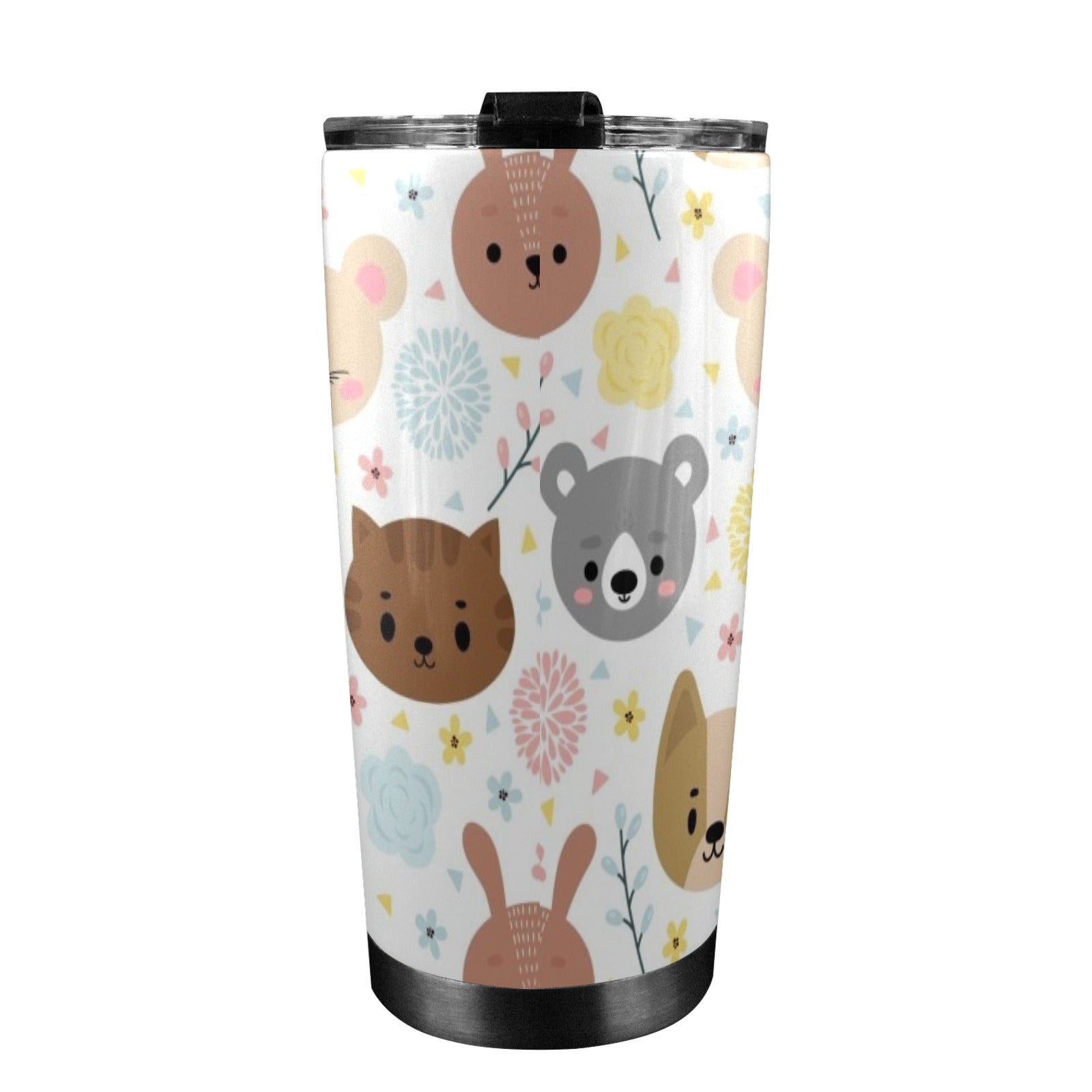 Baby Animals - 20oz Mobile Tumbler with Lid (Black Lock)