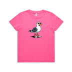 Seagull With Sunglasses And High Tops Kid's AS Colour T-shirt