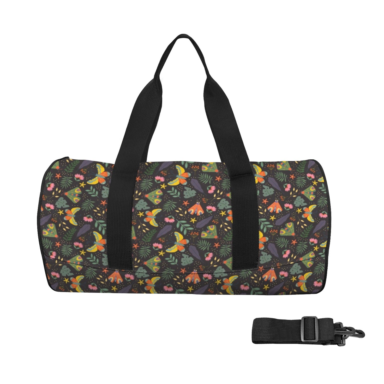 Dark Butterfly Duffle Bag one size Duffle Bag Printed Offshore
