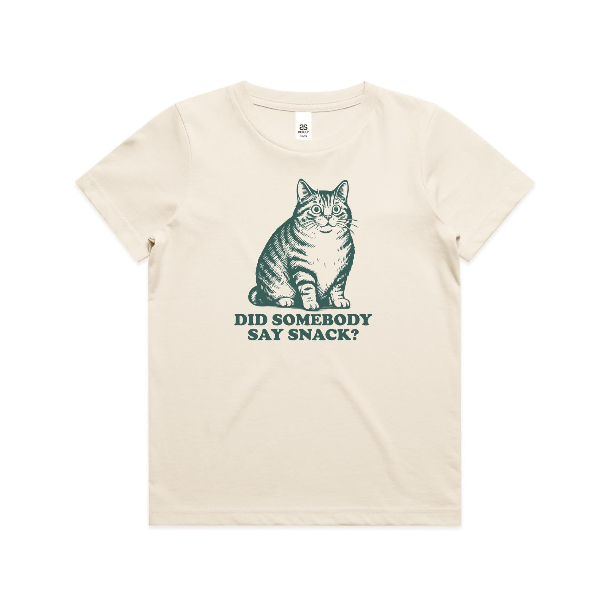 Cat, Did Somebody Say Snack? - Kids Youth T-shirt