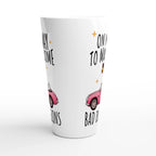 On My Way To Make Some Bad Decisions - White Latte 17oz Ceramic Mug Latte Mug animal Globally Fulfilled