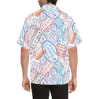 Travel Stamps - Mens Hawaiian Shirt